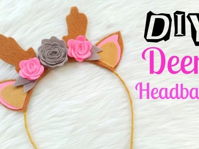 DIY Deer Headband || Headband Ideas ||  Easy Tutorial || How to make