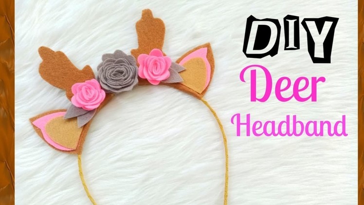 DIY Deer Headband || Headband Ideas ||  Easy Tutorial || How to make