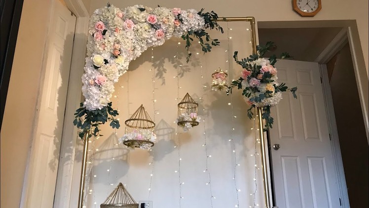 DIY- Floral Swag DIY- Floral Arch DIY-Wedding Decor