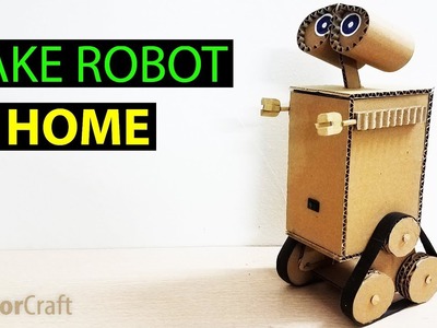 DIY Make A Robot At Home From Cardboard - Creator Craft