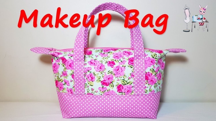 #DIY Makeup Bag | Mini Tote bag | Coudre un sac | 가방 | バッグ | Bolsa de bricolaje