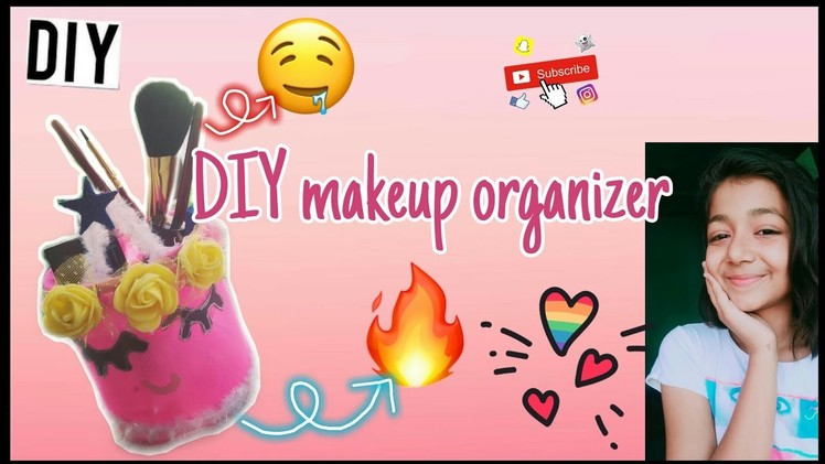 Diy makeup organizer || divyanshi jha