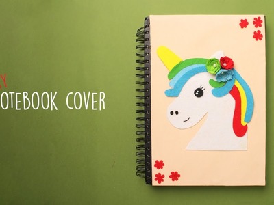 DIY Notebook Cover | Back to School | Unicorn Cover