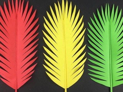 DIY Paper Leaves Making | Paper Leaf DIY | Paper Craft Tutorial