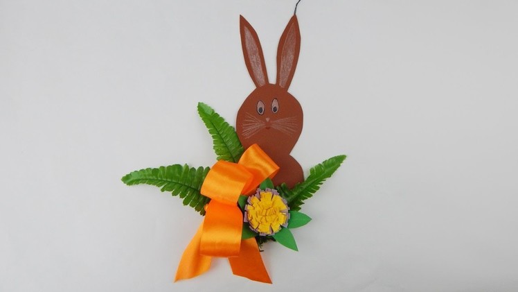 Easter decoration bunny DIY door wall deco Osterdekoration Hase Osterhase