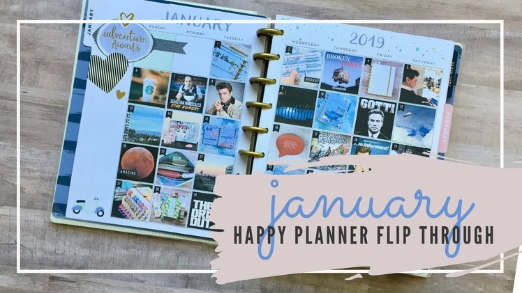 Happy Planner Memory Keeping Flip Through | Jan 2019