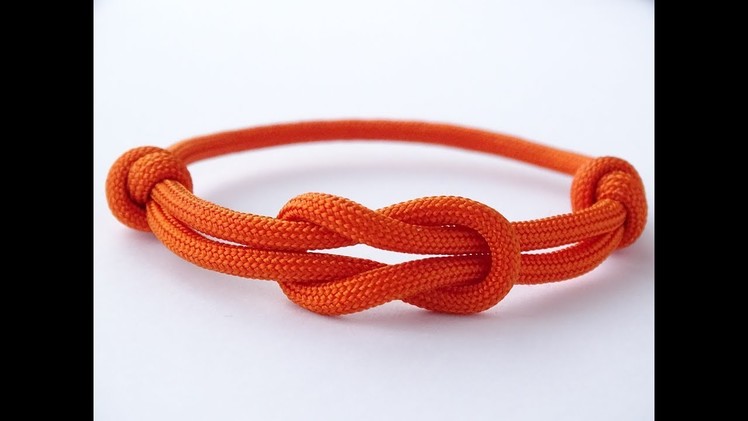How to Make a Simple Reef (Square) Knot Paracord Friendship Bracelet - Como Hacer Pulsera