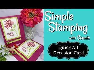 How to Make an All Occasion Card in Under 10 Minutes