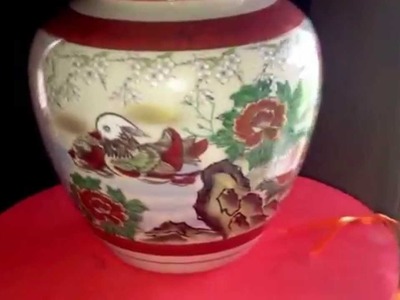 Japanese jar, vase, flowerpot.