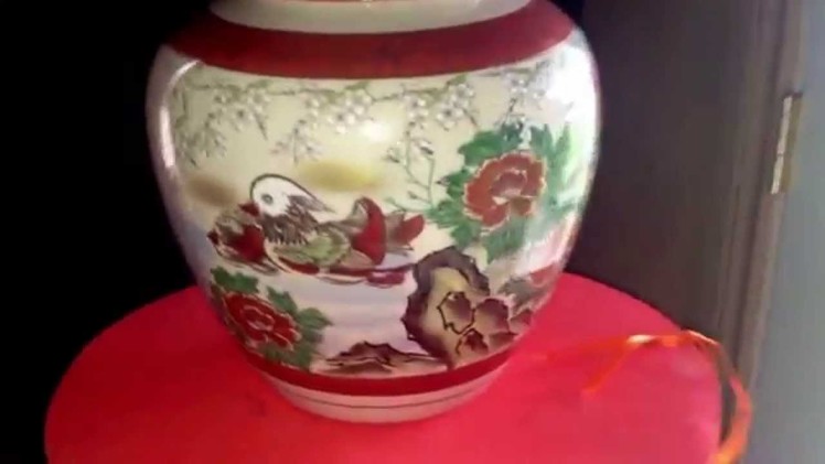 Japanese jar, vase, flowerpot.