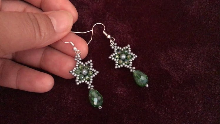 Latest Beaded Earring how to make Beaded Earring Drop Electroplate Glass Beads