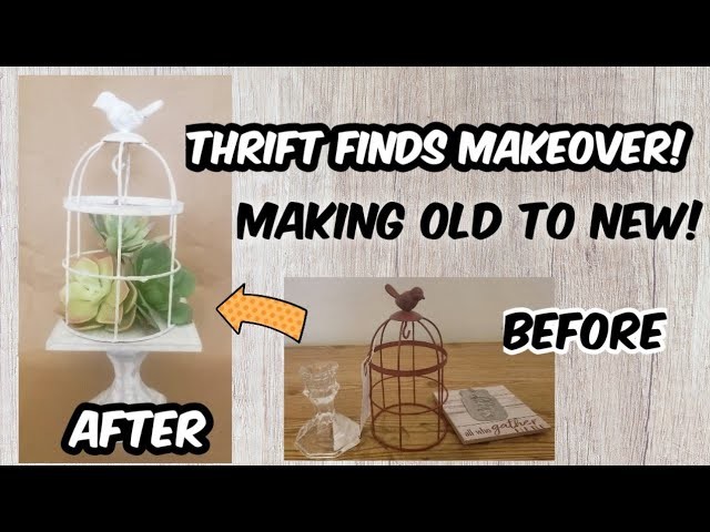 MAKING OLD NEW AGAIN! Using Thrift Finds and Dollar Tree Items!