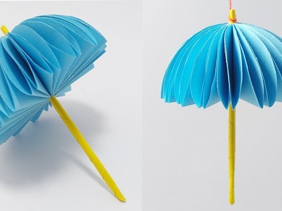 One minute craft umbrella ideas | How to make paper folding umbrella