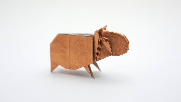 ORIGAMI CAPYBARA. GUINEA PIG (Jo Nakashima)