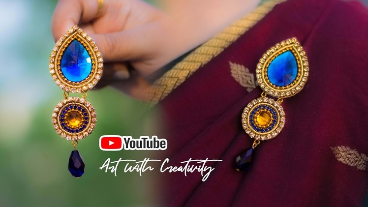 Paper Brooch for Sherwani ( शेरवानी ).Saree | Made up of paper | Art with Creativity