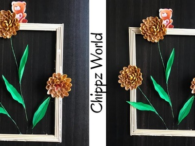 Pistachio Shell Craft???? || Wall hanging using Pistachio  shell Flower