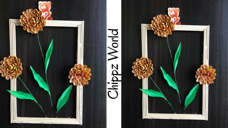 Pistachio Shell Craft???? || Wall hanging using Pistachio  shell Flower