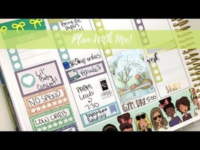 Plan With Me | Erin Condren Life Planner | Charlotte, Lil' Baby & GPC Planner Meet Up Week!