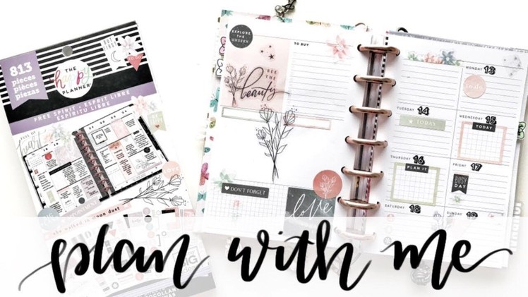 PLAN WITH ME Mini Happy Planner Dashboard: May 13-19, 2019