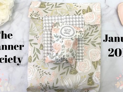 The Planner Society January 2019 Sub Box Unboxing - Guest Designer PlanningFancy