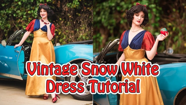 Vintage Snow White Dress Tutorial