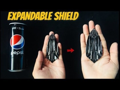 Wakandan Shield Expandable Using Soda Can