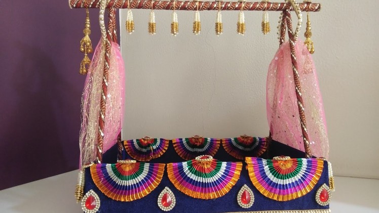 217. Krishna Jhula |Saree Packing Tray | Wedding Packing