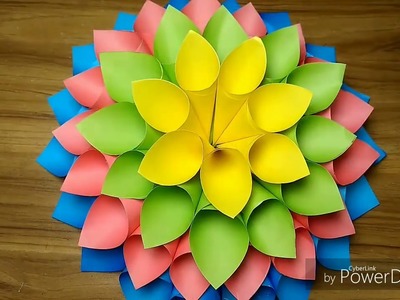 Best Origami flower idea | Super cool Paper made flower | Best DIY arts and crafts idea