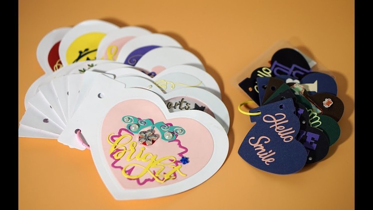 DIY Card Heart-shaped Scrapbook Series-Album Heart Dies
