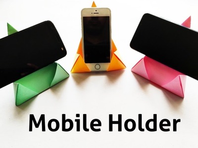 DIY Easy Mobile Holder Out Of A4 Size Paper || Phone Stand