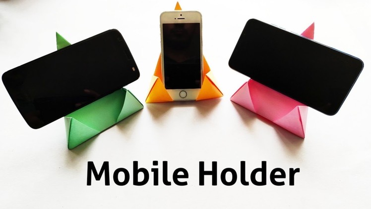 DIY Easy Mobile Holder Out Of A4 Size Paper || Phone Stand