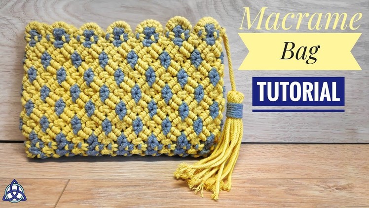 DIY Macrame Wallet For Girls | Macrame Clutch Bag Tutorial