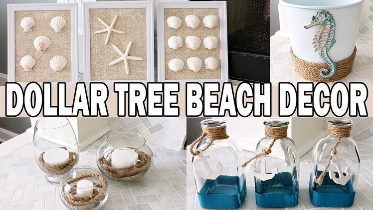 Dollar Tree DIY Coastal Beach Decor ???? Nautical Decor