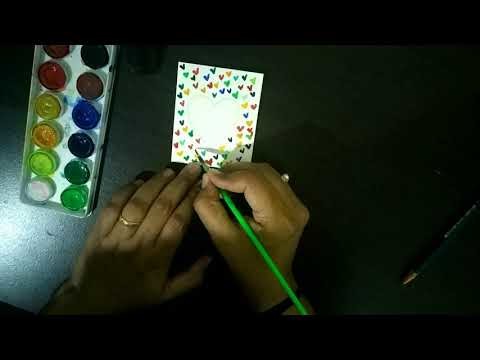 Greeting Card | Thank you card | Handmade | DIY | Water color