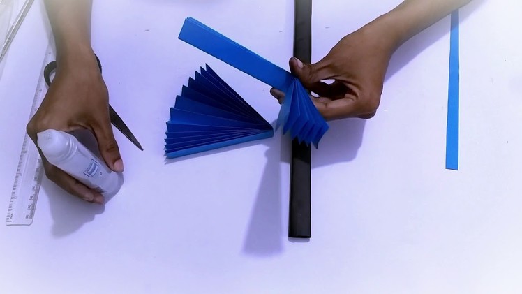 Home Made Paper Hand Fan | DIY Hand Fan With Paper at Home | Step By Step