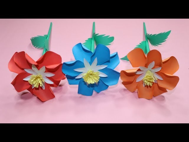 How Do You Make an Origami Flower | Simple Paper Flower Tutorial | Do It Yourself Crafts