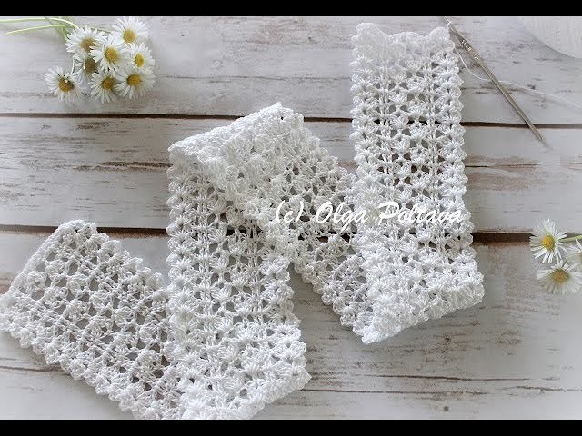 How to Crochet Lace Edging, Romantic Shabby Chic Lace, Step by Step Video Tutorial