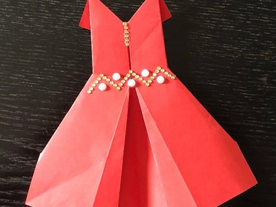 How to make a beautiful paper dress.Papierkleid. robe en papier