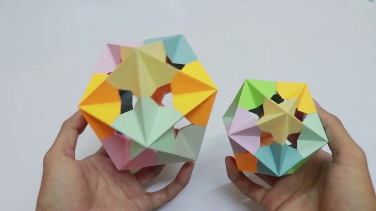 How to make an Origami Ball Paper, Paper Origami Ball Paper, Easy making Origami Ball Paper