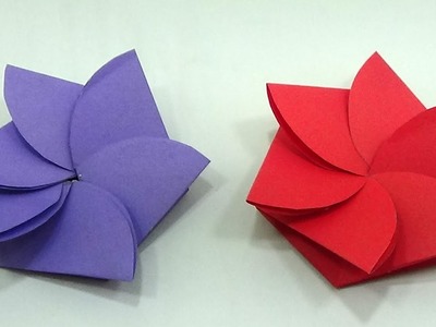 How to make diy easy mini greeting paper flower envelope card tutorial