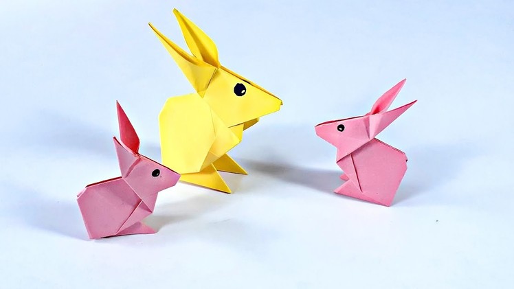How to make origami rabbit easy step by step_paper rabbit