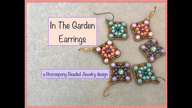In The Garden Earrings