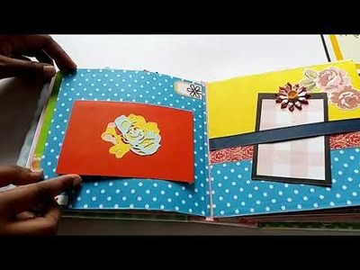 Mini album. Mini scrapbook