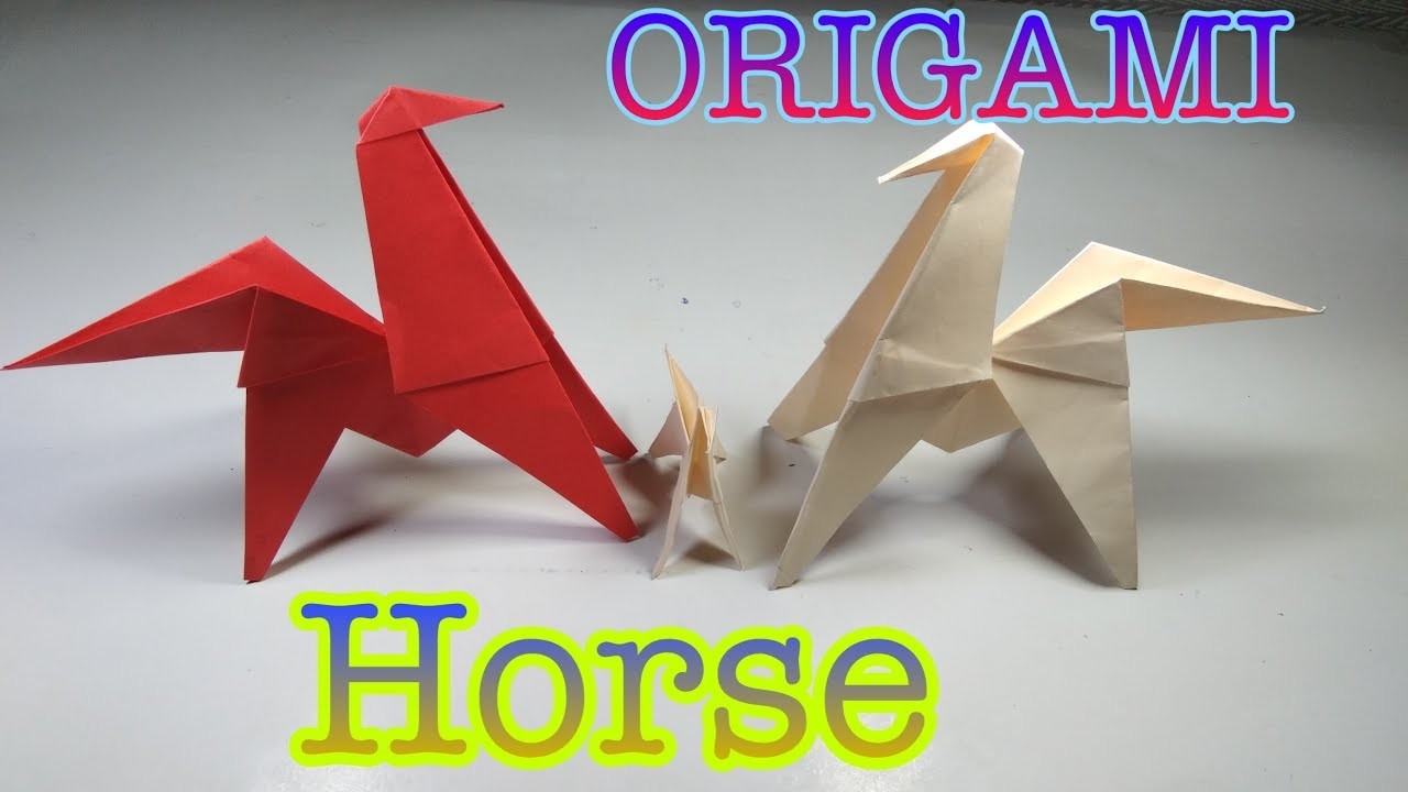 Luxury How To Make An Origami Horse Easy - wallpaper iphone