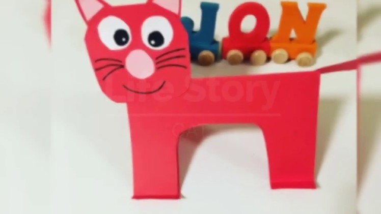 Paper craft for kids ❤️ paper crafts ❤️ easy ceafting ❤️ CAT ❤️