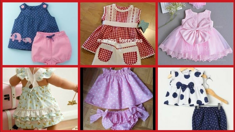 Stylish 1 month to 1 year Baby Dresses