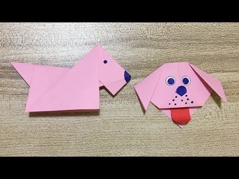 2 DIY Origami Dogs | Craft Paper for Kids