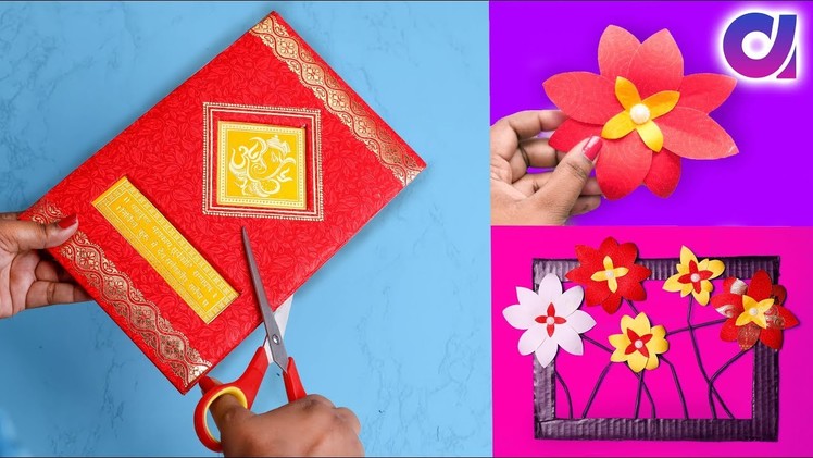 5 Best Reuse of Waste Marriage Card Craft Idea | DIY Crafts | Artkala