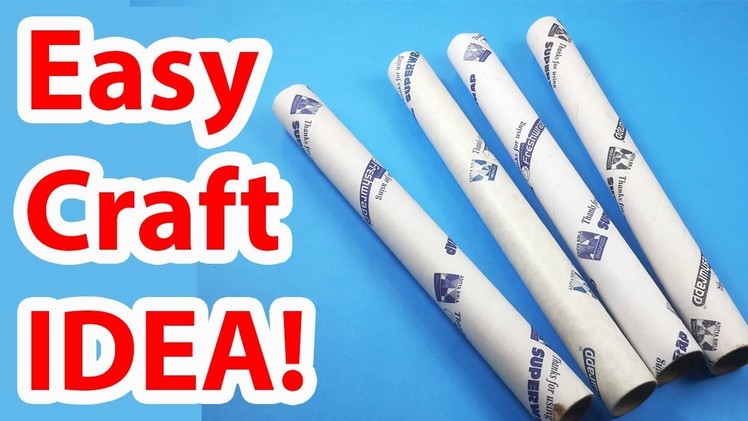 Amazing ! Best Out of Waste Craft Idea From Cardboard Roll  ! DIY Unique Decoration Idea