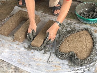 Amazing Cement Craft And Ideas - Creative Idea Making a Beautiful Pots From Cement And Cloth